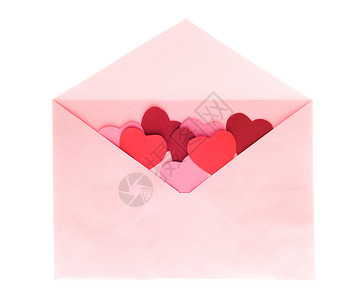 带有红心信封的信封 展示 周年纪念日 浪漫的 插图 假期图片