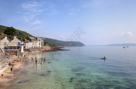 金砂Kingsand 康沃尔 假期 海滨 海岸 欧洲联盟背景