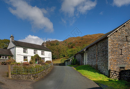 Cumbria 坎布里亚 农田湖高清图片