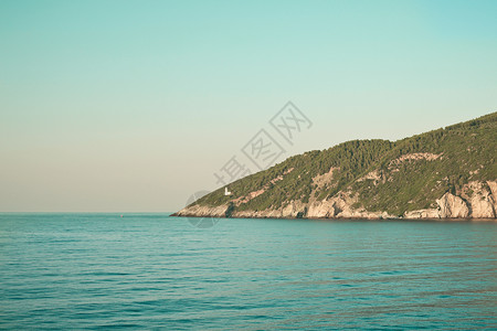 希腊岛背景图片