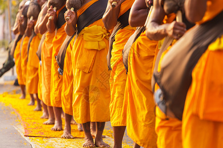 泰国的和尚 祈祷 精神 佛教 寺庙 神社图片