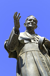 约翰保罗二世教皇约翰-保罗二世纪念碑背景