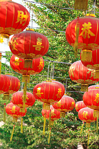 中国寺庙的红灯笼 装饰品 宗教 旅游 佛 东方 亚洲图片