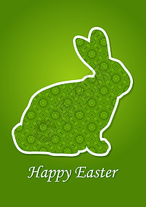 复活节贺卡 假期 复活节兔子 恭喜 庆典 祝贺 传统背景图片
