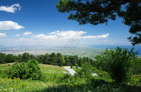 山区地貌 假期 半岛 岛 风景 岩石 夏天 树木图片