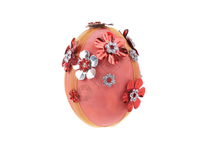 复活节蛋加刺绣 季节性的 传统的 春天 条纹 宝石背景图片