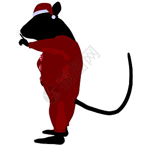 圣诞鼠标 I 说明 Silhouette 卡通片 香椿背景图片