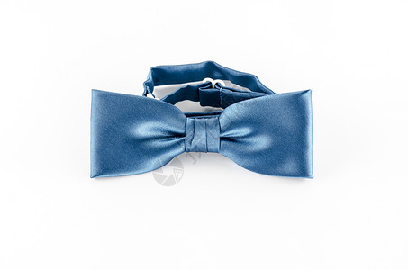 蓝弓领带 脖子 时尚 宏观 假期 蓝色的 庆典背景图片