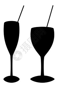 杯子 酒杯 黑色的双影 玻璃器皿 果汁 饮料 小酌背景图片