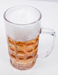 拉格啤酒杯 淡啤酒 玻璃 喝 德国图片