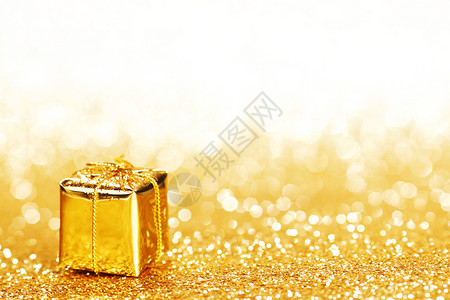 带节日 gif 的盒子 弓 惊喜 黄色的 喜庆的 周年纪念日背景图片
