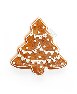 圣诞姜饼饼干 团体 甜的 传统 蛋糕 棕色的 冬天 甜点背景图片