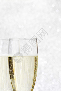 香槟 浪漫的 葡萄酒 金子 假期 前夕 情人节 庆祝背景图片