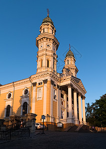 乌克兰的希腊天主教教堂高清图片