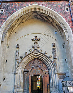 大教堂入口 艺术 栏杆 石头 墙 地标 古董图片