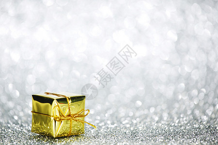装饰gif 圣诞节 白色的 丝带 金的 惊喜 闪亮的背景图片