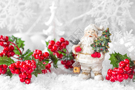 圣诞晚安圣诞节装饰 假期 晚安 卡片 圣诞老人 雪 问候语 装饰品背景