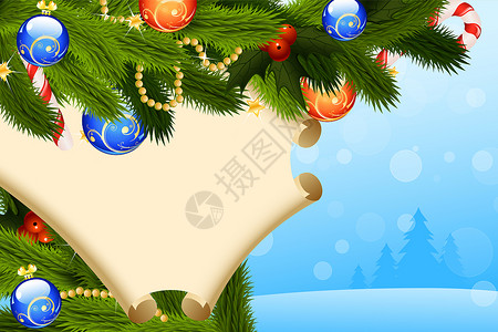 圣诞节背景 圣诞饰品 滚动 假期 槲寄生 树 新年背景图片