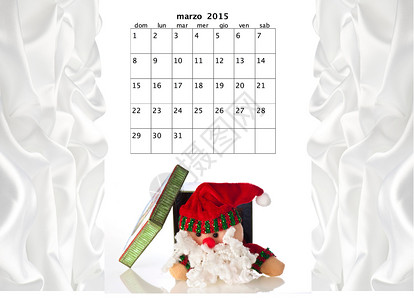 圣诞节日历 天 帽子 季节 红色的 插图 十二月背景图片