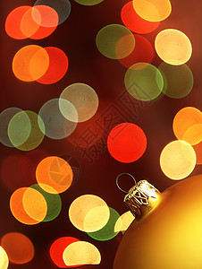 金色圣诞树和魔力布基 都泡汤了 季节 照片 玻璃背景图片