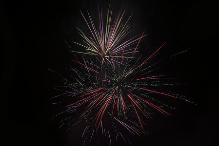 新年烟花 庆祝 喜庆的 黑色的 派对 十二月 天空 假期 焰火背景图片