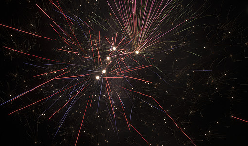 新年烟花 火 派对 庆祝 红色的 庆典背景图片