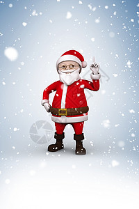 漫画圣塔的复合图像 假期 圣诞节 风流 圣诞老人 喜庆的背景图片