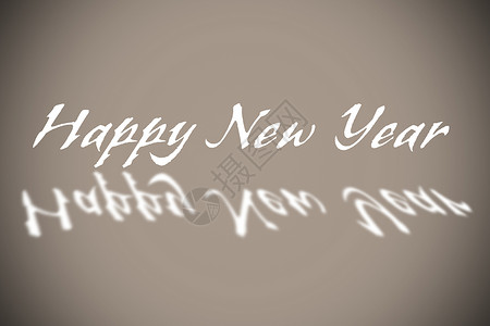 新年快乐的复合形象 计算机绘图 假期 小插图 成背景图片