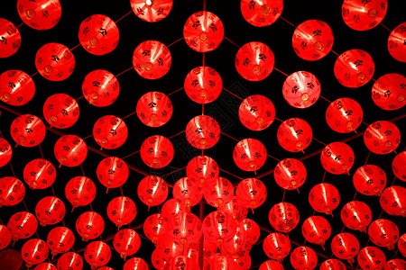 中国红灯笼装饰 唐人街 红色的 店铺 宗教的 文化 繁荣背景图片