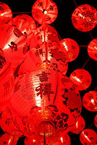 中国红灯笼装饰 红色的 喜庆 文化 喜庆的 金的 店铺 龙图片