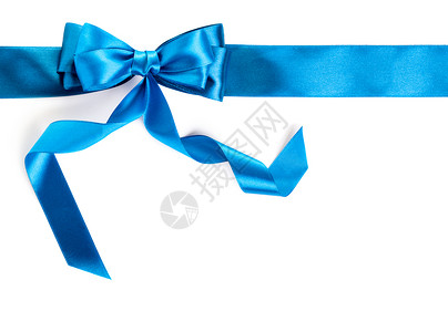 蓝丝带 周年纪念日 丝绸 生日 盒子 弓 情人节 季节 展示背景图片