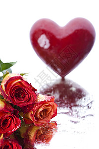 情人节 浪漫的亮调主题 快乐的 蜡烛 婚姻 红色的 二月背景图片