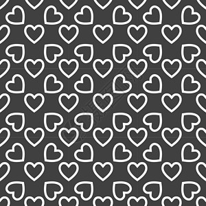 红心网图标 平板设计 无缝模式 心脏病发作 浪漫的 情感背景图片
