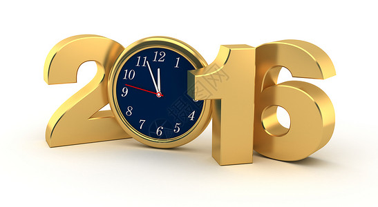2016年新年 假期 反射 金子 庆典 季节 蓝色的 时间背景图片
