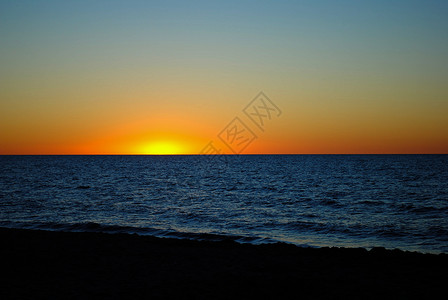 波罗的海 金沙 海洋 假期 海滩 海岸 黎明 日落背景图片