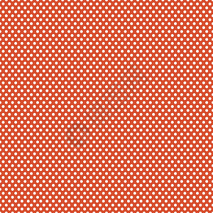 红色圆点圆形无缝波尔卡点背景 包装 墙纸 波尔卡圆点 装饰风格背景