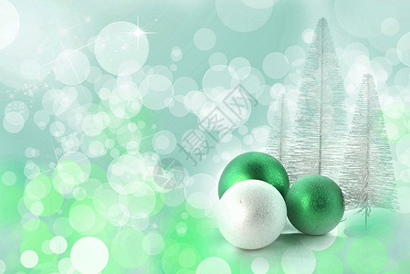 圣诞节装饰 圣诞树 白色的 季节性的 卡片 季节 假期 快活的背景图片