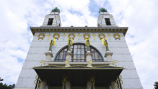 维也纳的教堂前台图片