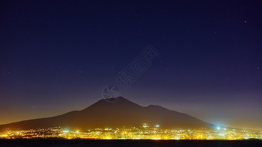 维苏威火山 意大利索雷托 自然 远景 坎帕尼亚 索伦托背景