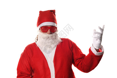 有趣的圣诞老人 假期 胡须 男人 老的 乐趣 帽子背景图片