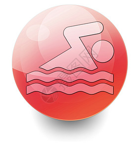 图标 按钮 平方图游泳 指示牌 自由泳 游泳池 娱乐 健康的背景图片