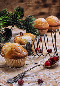 新年自助餐海绵蛋糕 糖 果酱 假期 糕点背景图片
