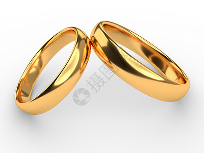 结婚金环 金属 时尚 戒指 宏观 金子 假期背景图片