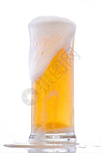 冷啤酒杯 喝 饮料 新鲜的 泡沫背景图片