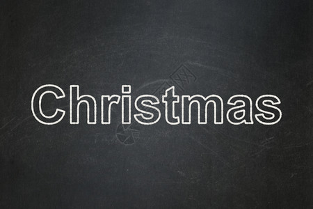 娱乐 概念 圣诞节在黑板上做背景 写 问候语背景图片