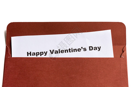 情人节快乐的情人节 在信封中背景图片