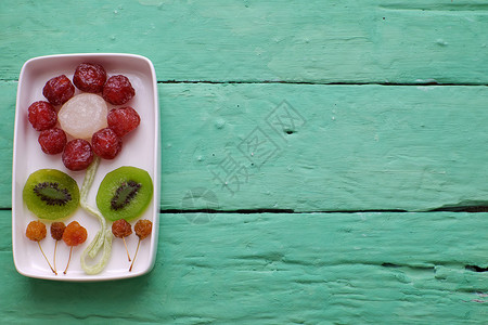 越南给泰特的食品 保存果果酱 花 春节 糖背景图片