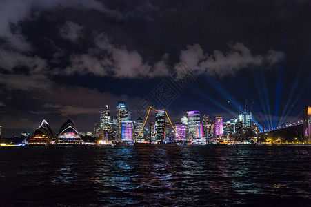 悉尼湾建筑石头高清图片