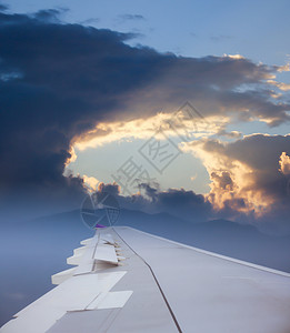 空中飞机翼云表 航天 窗户 蓝色的 泰国 喷射 旅游背景图片