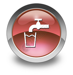 流水图标图标 按钮 立方图流水 卫生 供水 水合物 象形文字 安全的背景